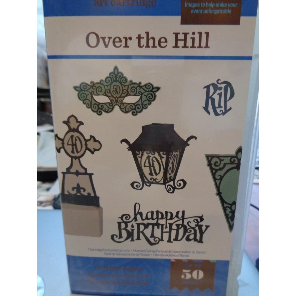 Cricut Die Cut Cartridge OVER THE HILL Scrapbooking
